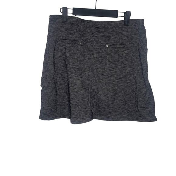 Kuhl Womens Activewear Skirt Size M Gray Mini Short Athleisure Wear Outdoor - Picture 2 of 13